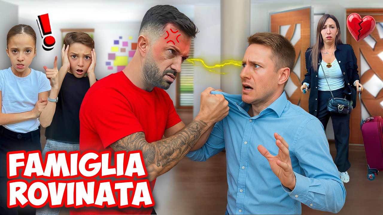 FIGLIODIEGO E' GELOSO CHE MAMMAGIULIA CON IL NOSTRO ALBUM DELLE FIGURINE SI INCONTRA CON MATTI...
