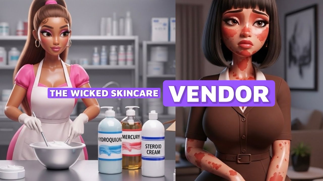 What Happens When You TRUST the Wrong Skincare Vendor!😳 #africanfolktales 