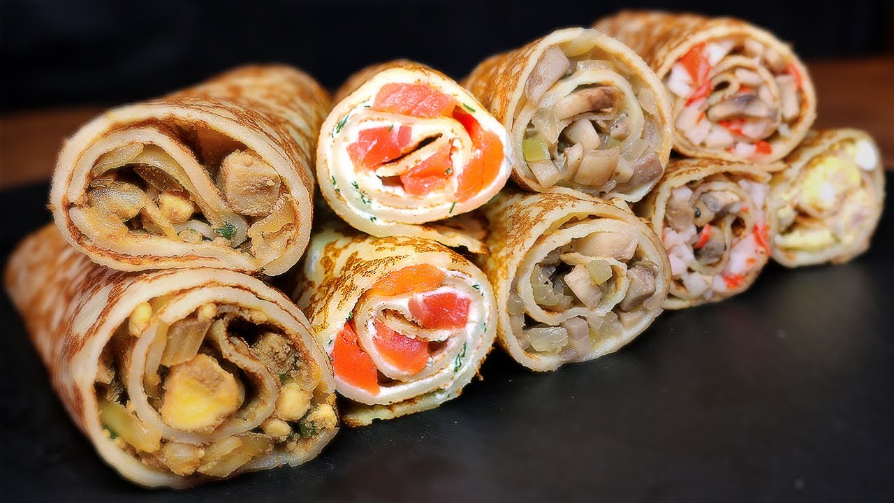 5 отличных начинок для блинов | Несладкие начинки