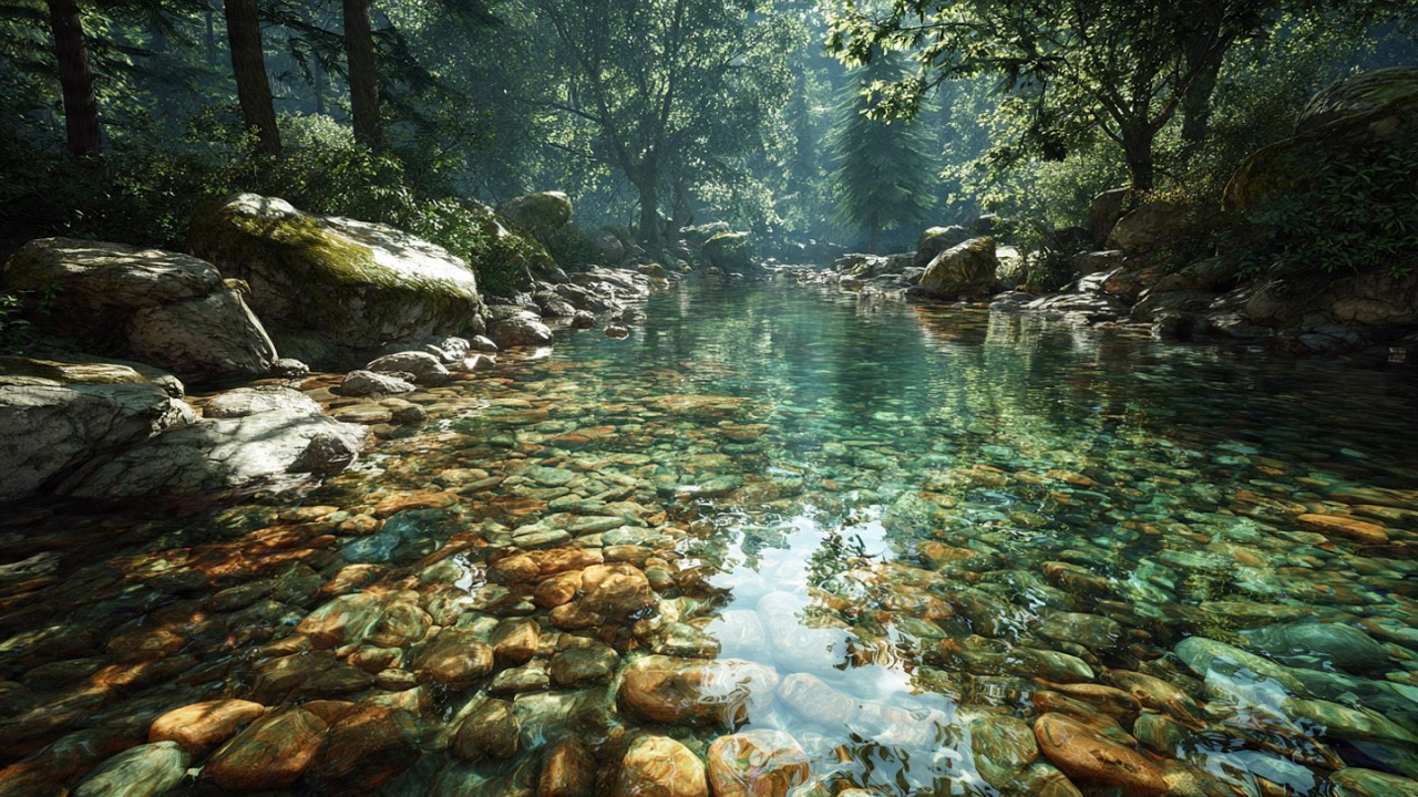 Whispering Forest - Fantasy Ambient Music | Relaxing Magical Nature - Animates Ambience