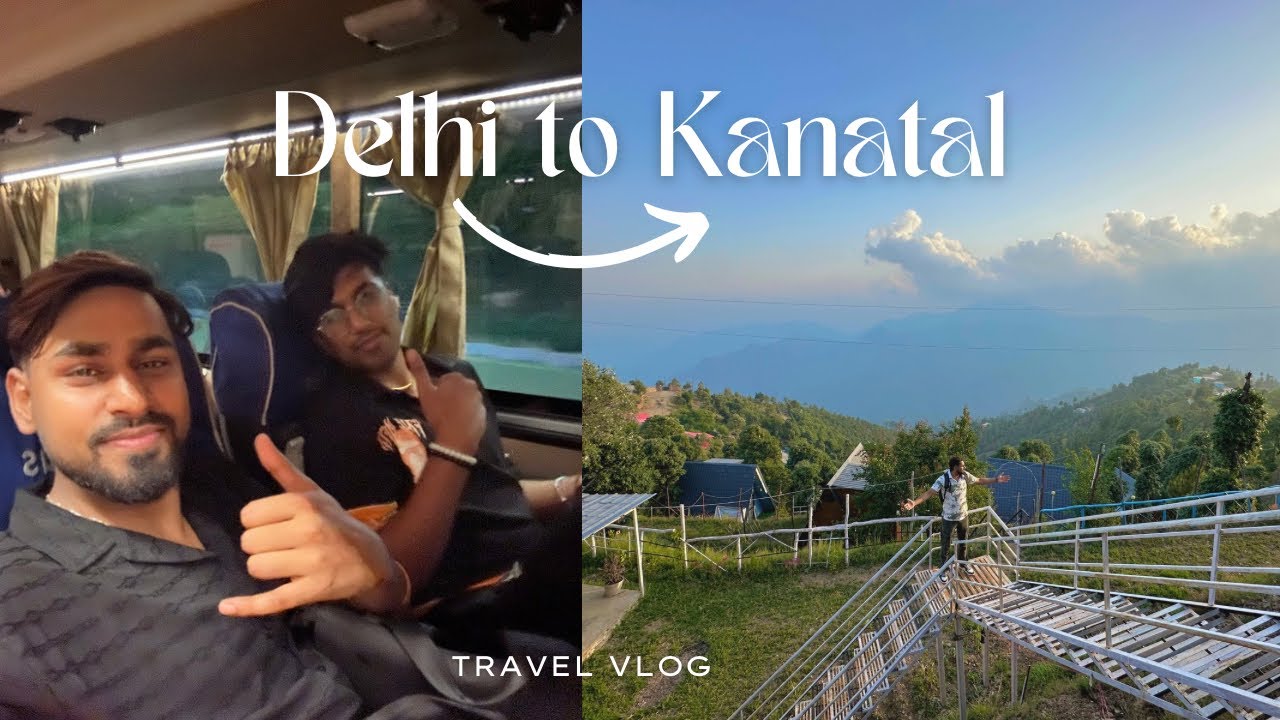 Delhi to Kanatal by local cheap transport | Md Adil Vlogs