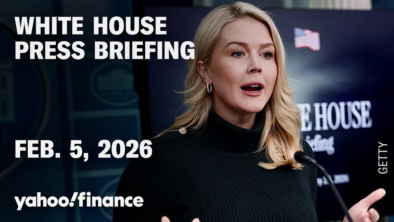 LIVE: White House Press Secretary Karoline Leavitt holds press briefing