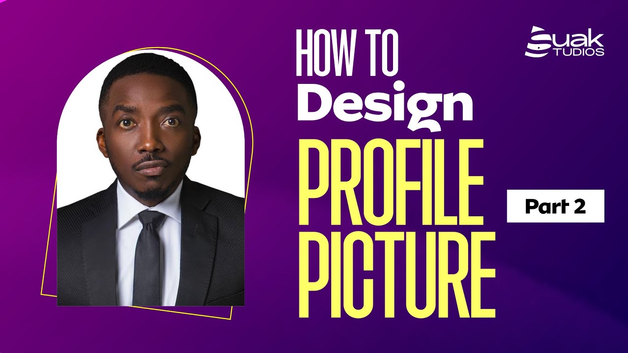 2ND LESSON | Profile picture design in corel draw  | Part 2