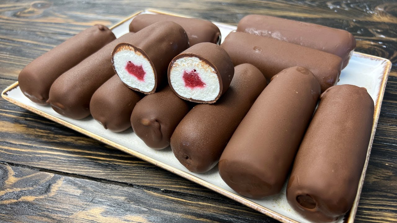ГЛАЗУРОВАНІ СИРКИ 🍓 Glazed Cottage Cheese Bars 🤍