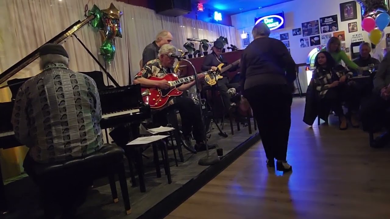 2026 02 10 20 28 09 Judy tap dancing to The Big Easy Band at Conways House of Jazz in Clackamas, OR