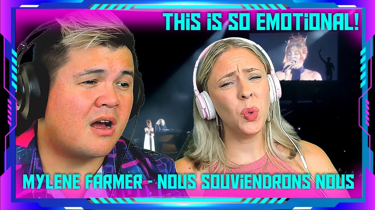 Americans react to  Myléne Farmer - Nous souviendrons nous - Live| THE WOLF HUNTERZ Jon and Dolly