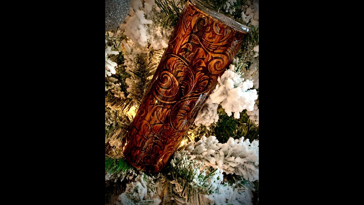 Tooled Leather Tumbler Tutorial
