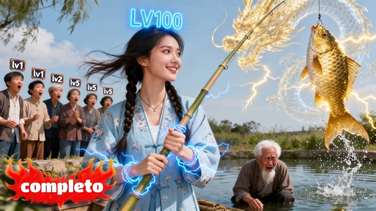 ¡Chica humillada pesca pez rey de 100t con una rama, derrota a expertos mundiales!Todos arrepienten!