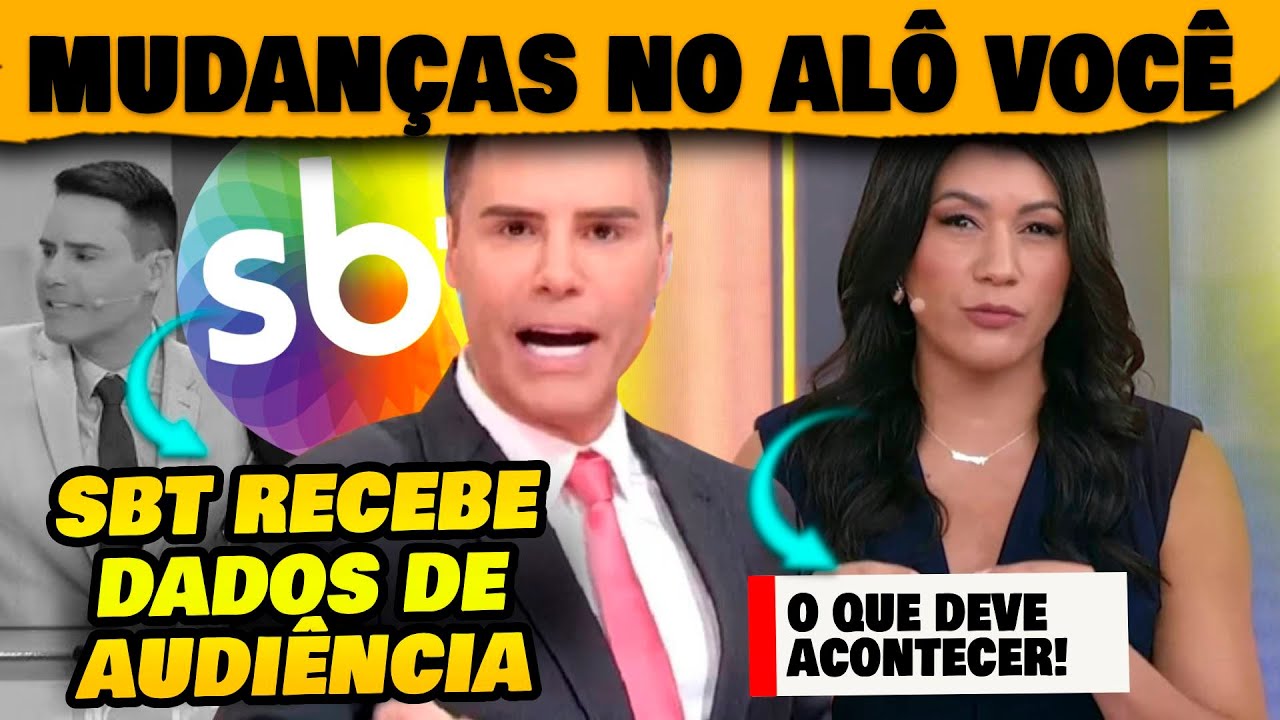 🚨Mudanças no Alô Você com Luiz Bacci e Dani Brandi: SBT recebe dados de audiência e faz plano