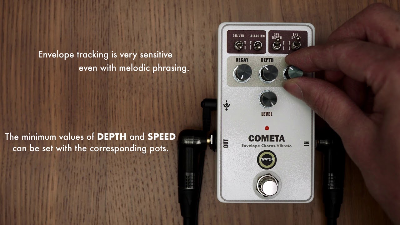 OPFXS COMETA Envelope Chorus/Vibrato pedal