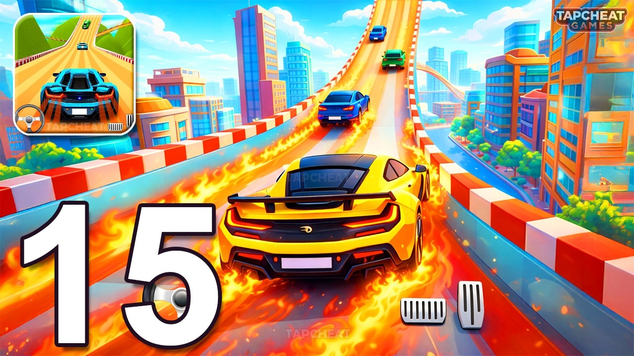 Car Race - Gameplay Walkthrough Part 15 - Level 12 - 19 Race Master Car Race 3D (Android, iOS)