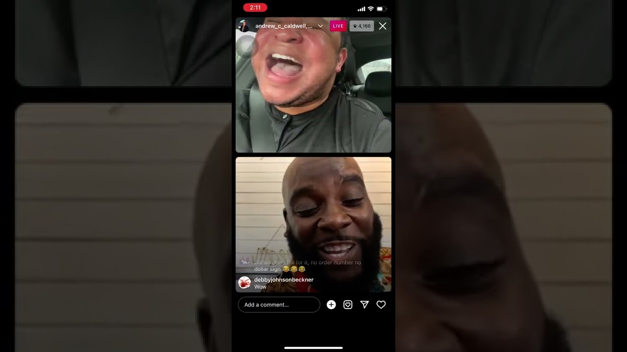 Andrew Caldwell (Mr Delivert) Confronts Darius Cooks on IG Live demanding him pay people back.