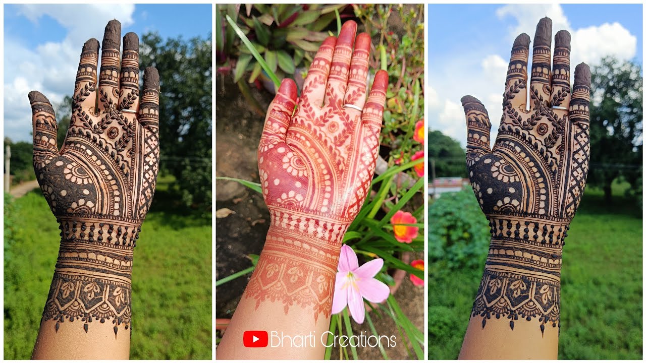 New Mehndi Design Front Hand // Very stylish front hand mehndi design🌿💖 for all types of occasion
