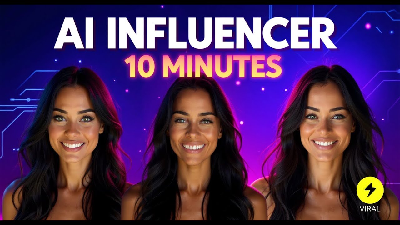 Watch Me Build a Virtual Influencer From Scratch With AI Tools
