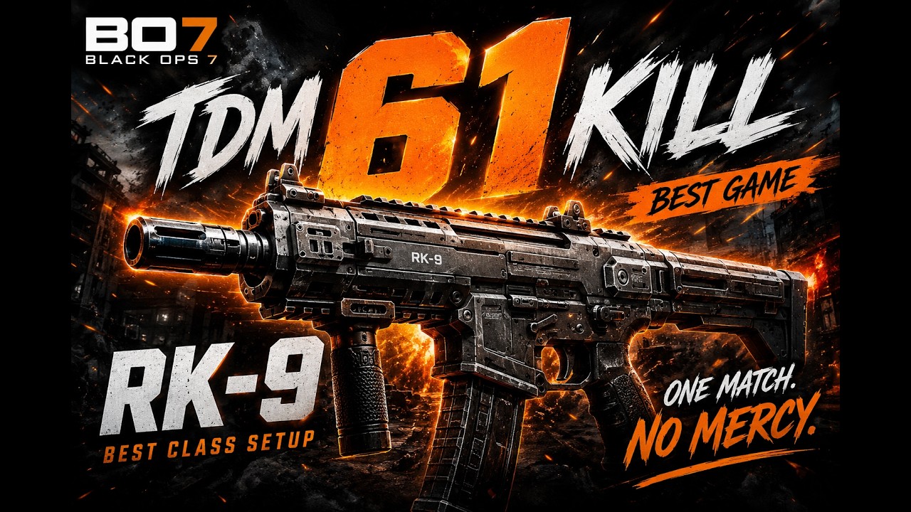 Black Ops 7 TDM | This RK-9 is BROKEN! (61 Kills)