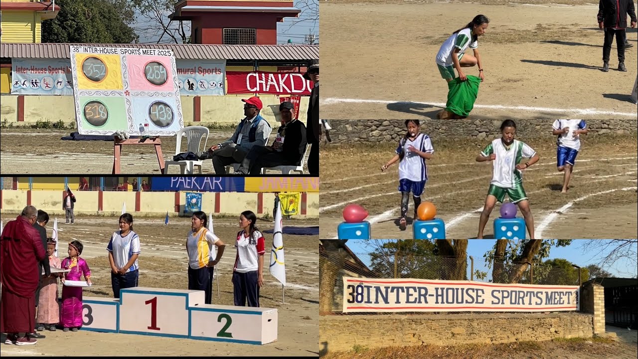 39th Inter House Sports Meet of SOS HERMANN GMEINER SCHOOL #pokhara #dance #sports #tibetanvlogger 