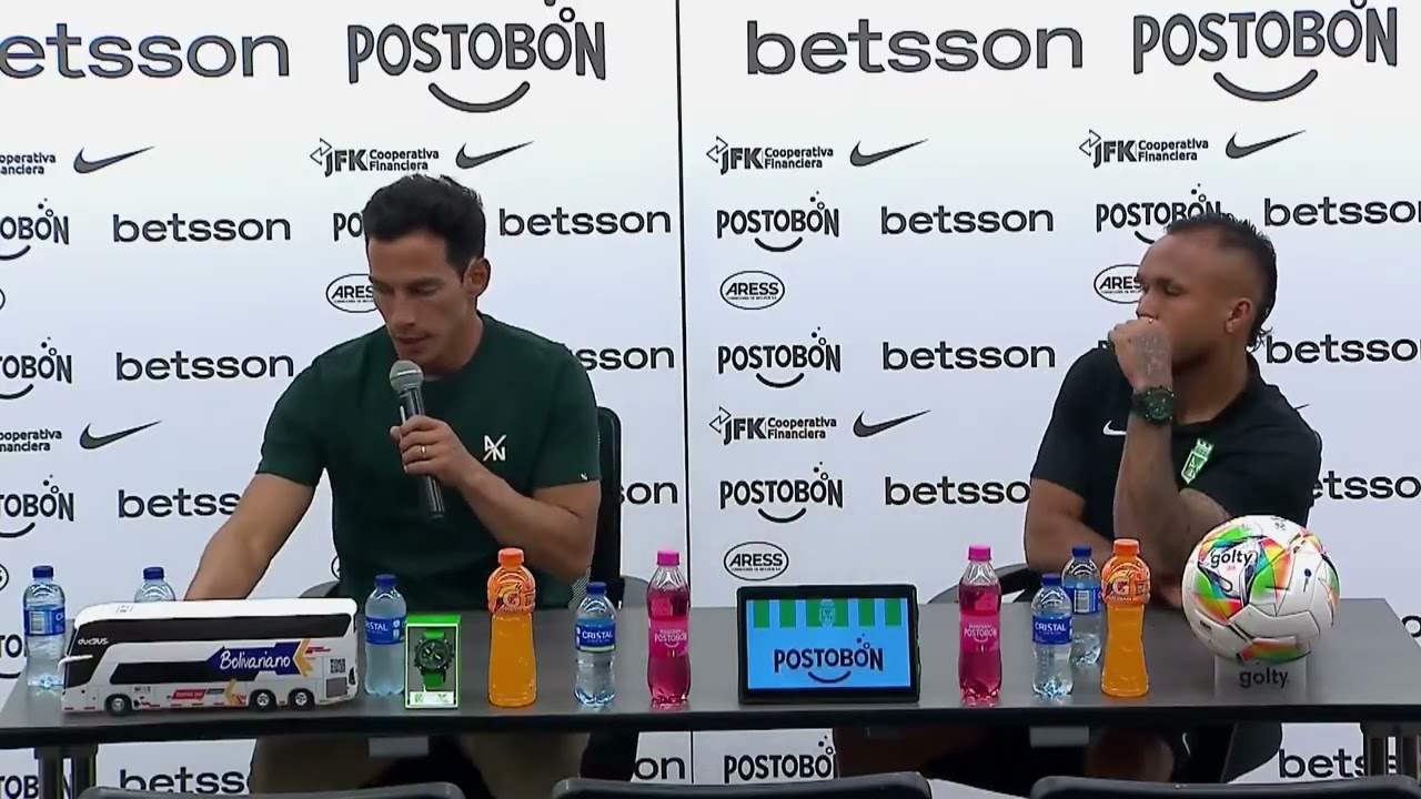 El DT Diego Arias y Andrés Sarmiento, TRAS LA GOLEADA AL Chicó EN EL DEBUT POR #LigaBetPlayDimayor