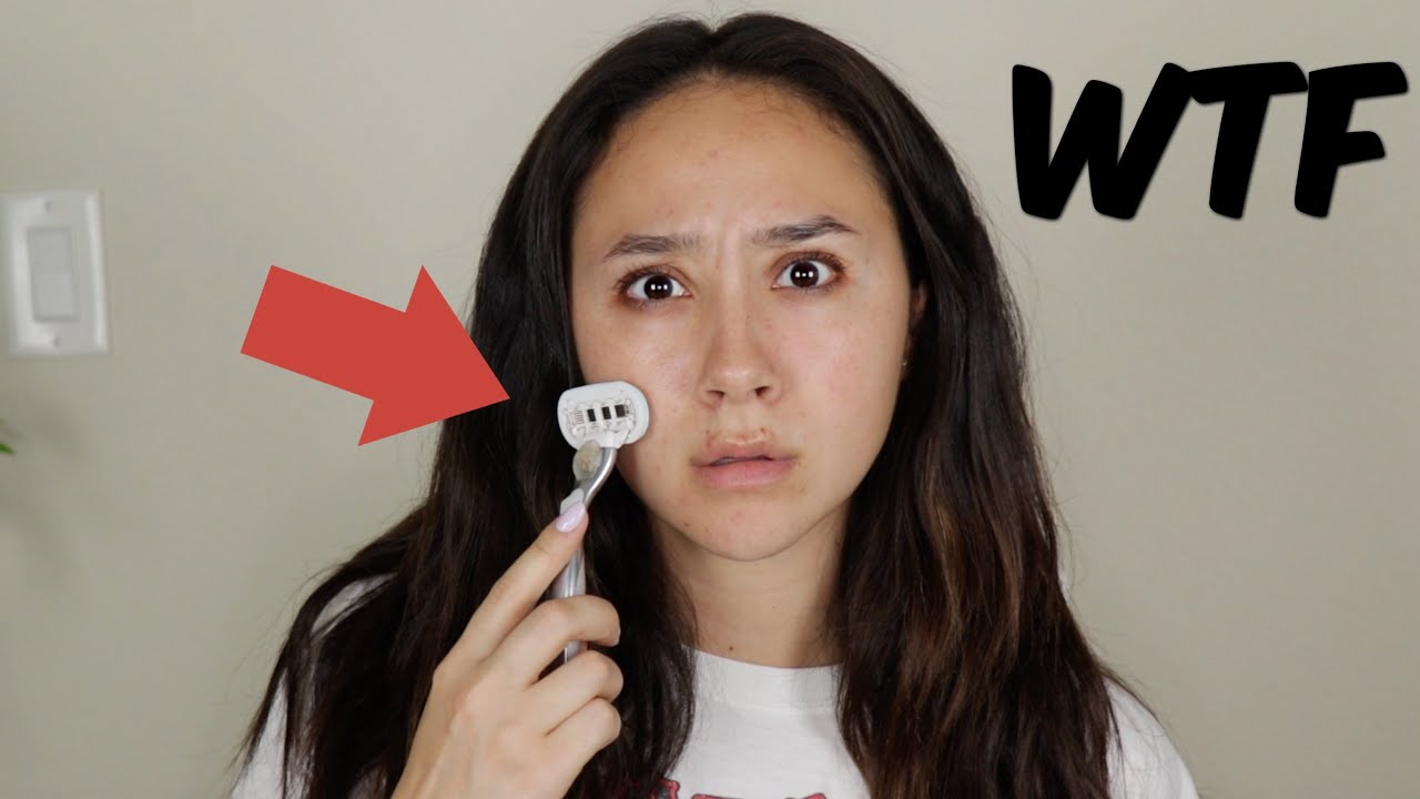 Shaving my face for the first time (complete FAIL)