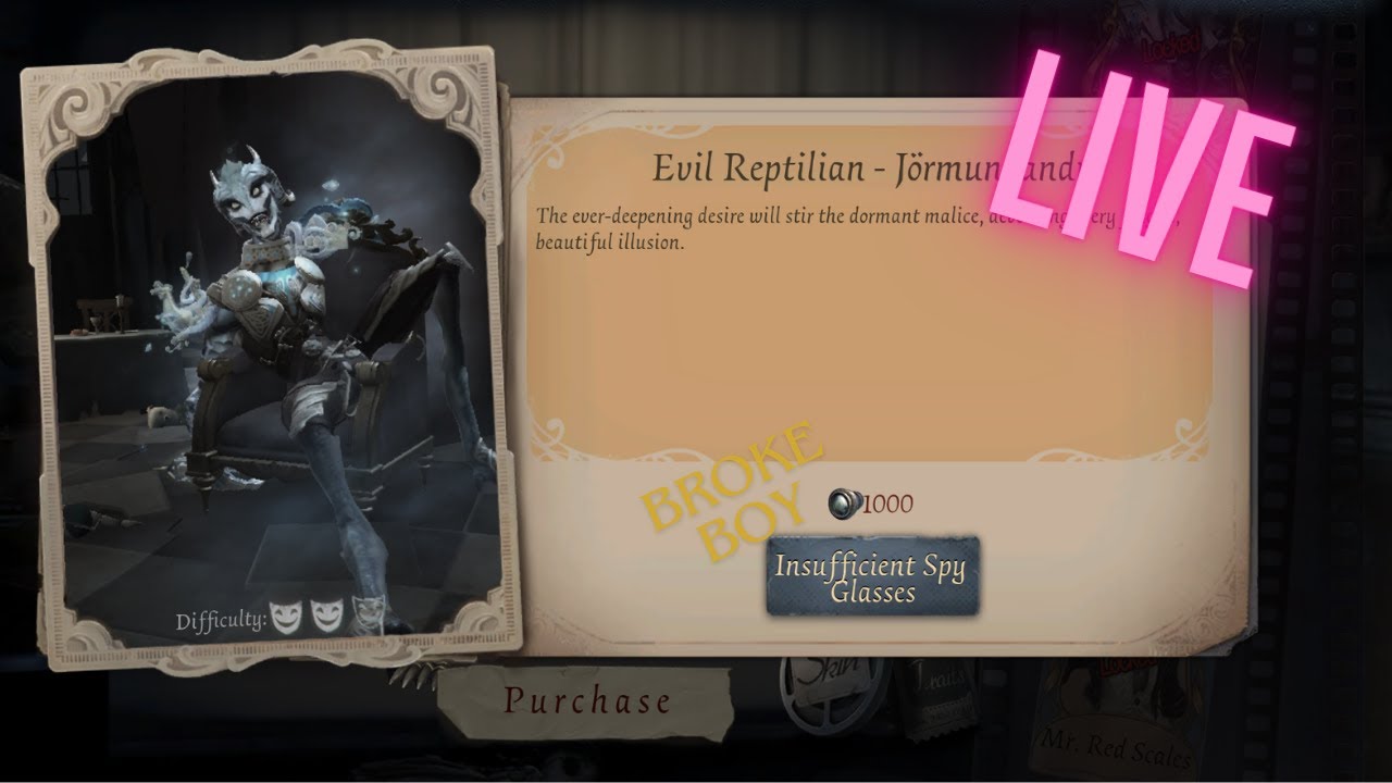 IDV Theres a new lizard skin and I must grind