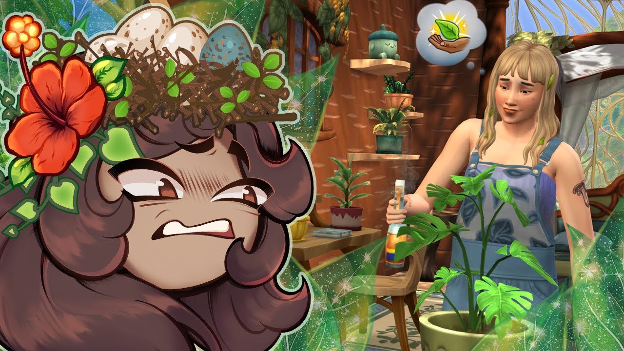 This is Just Un-FAIRY!! Plants Are My Critical Weakness!! 🦋✨🍀 Sims 4: Enchanted by Magic