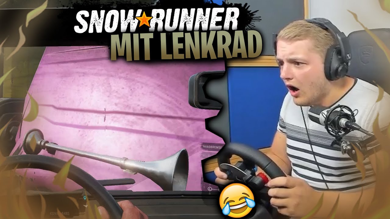 😳😂 SNOW RUNNER, aber mit LENKRAD!! | Trucker sein mit @Rumathra