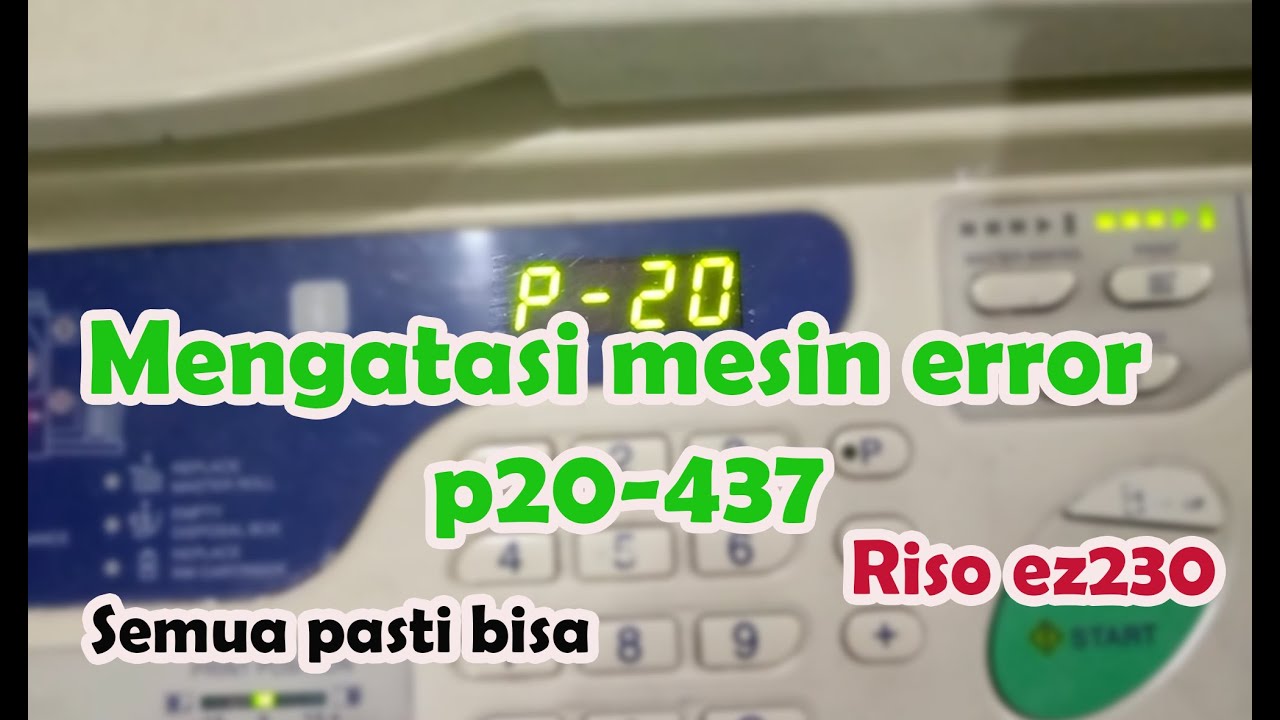OH GINI TERNYATA CARA MENGATASINYA TANPA GANTI APAPUN #ERROR P20-437