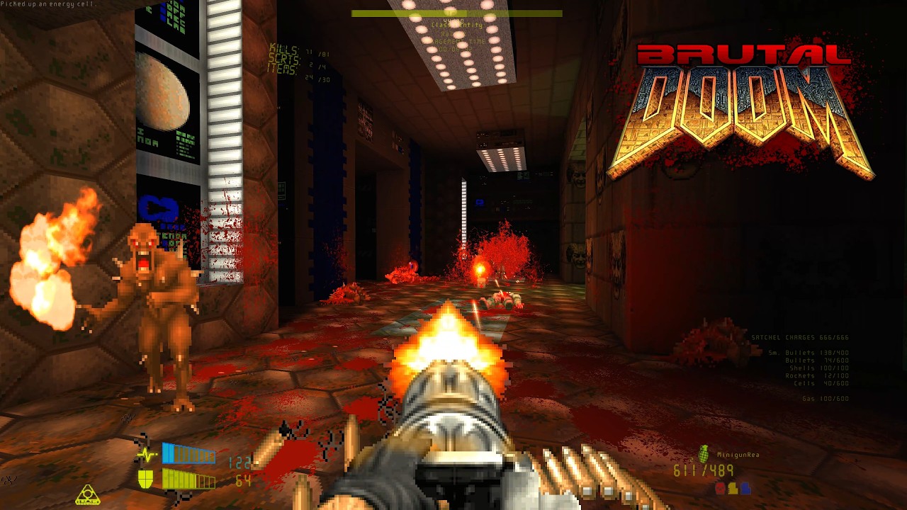 BRUTAL DOOM (v21.16.1) - Absolute Extinction - E2M4: Dead Facility | 4K/60