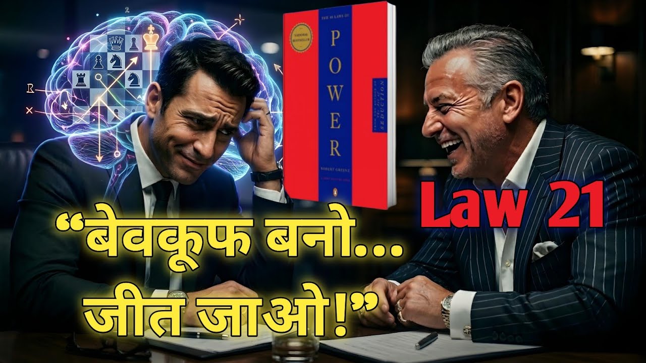 कभी-कभी बेवकूफ दिखना ही असली ताकत है | 48 Laws of Power Law 21