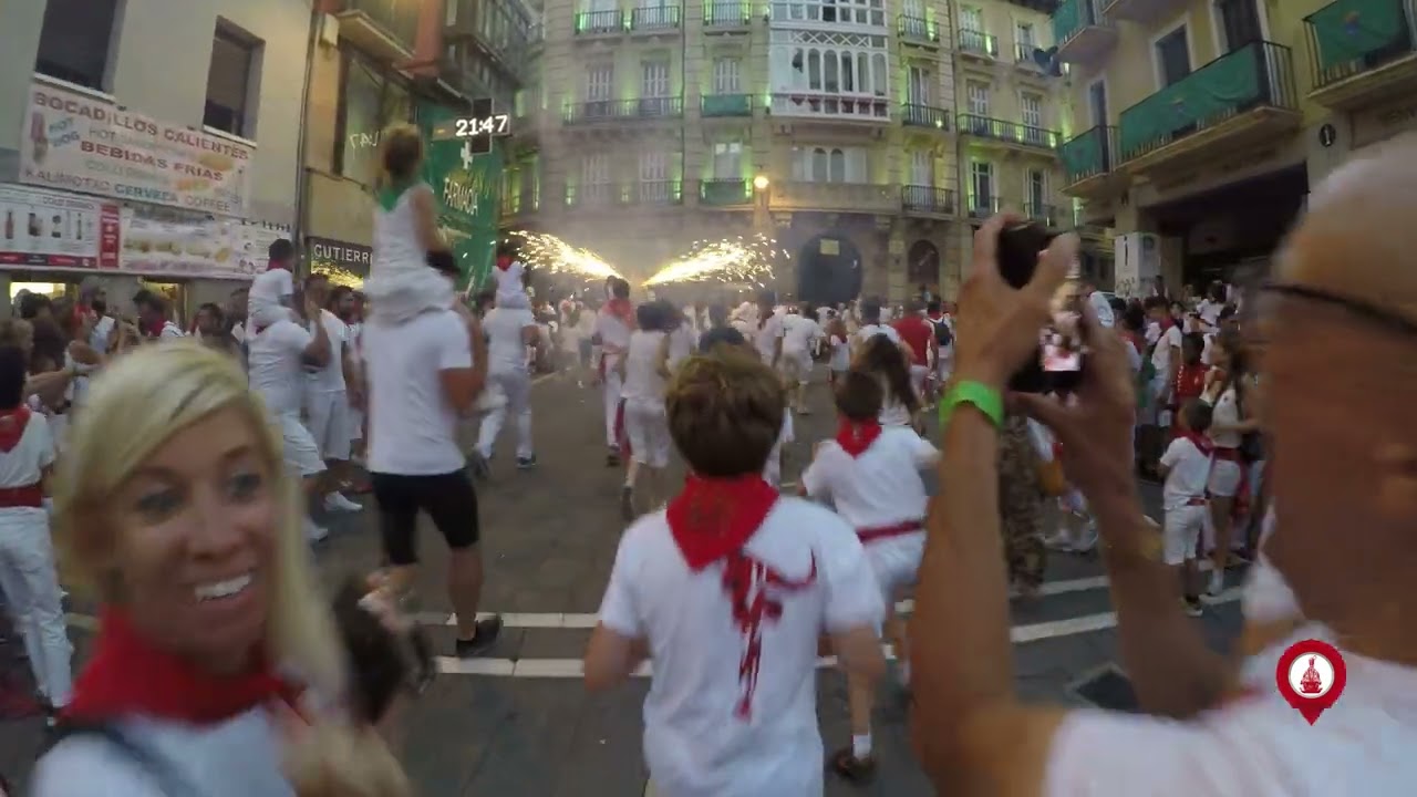 Toro de fuego 🔻 San Fermín 2022 🔻 Fire bull ♉ Pamplona