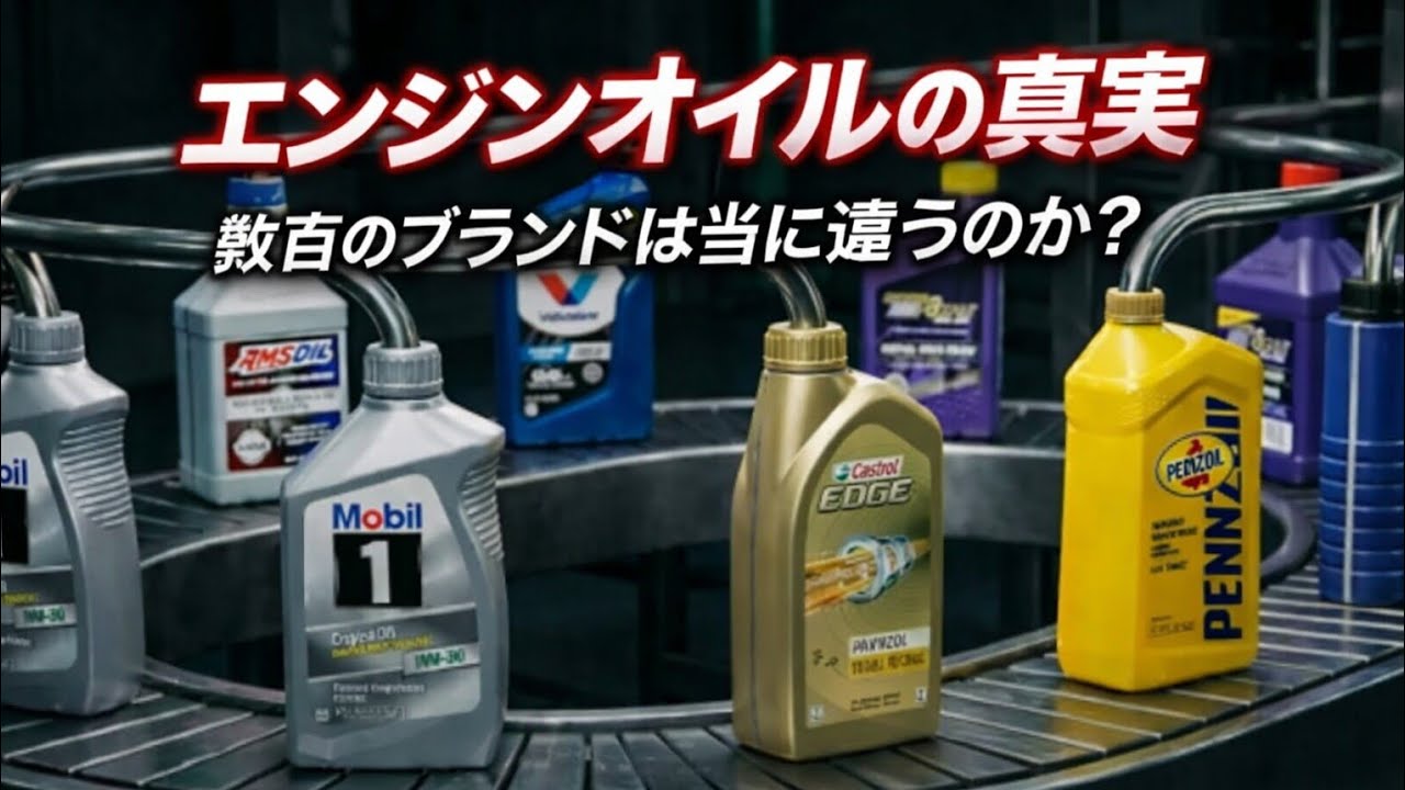 エンジンオイルの真実｜数百のブランドは本当に違うのか？業界の裏側を完全解説