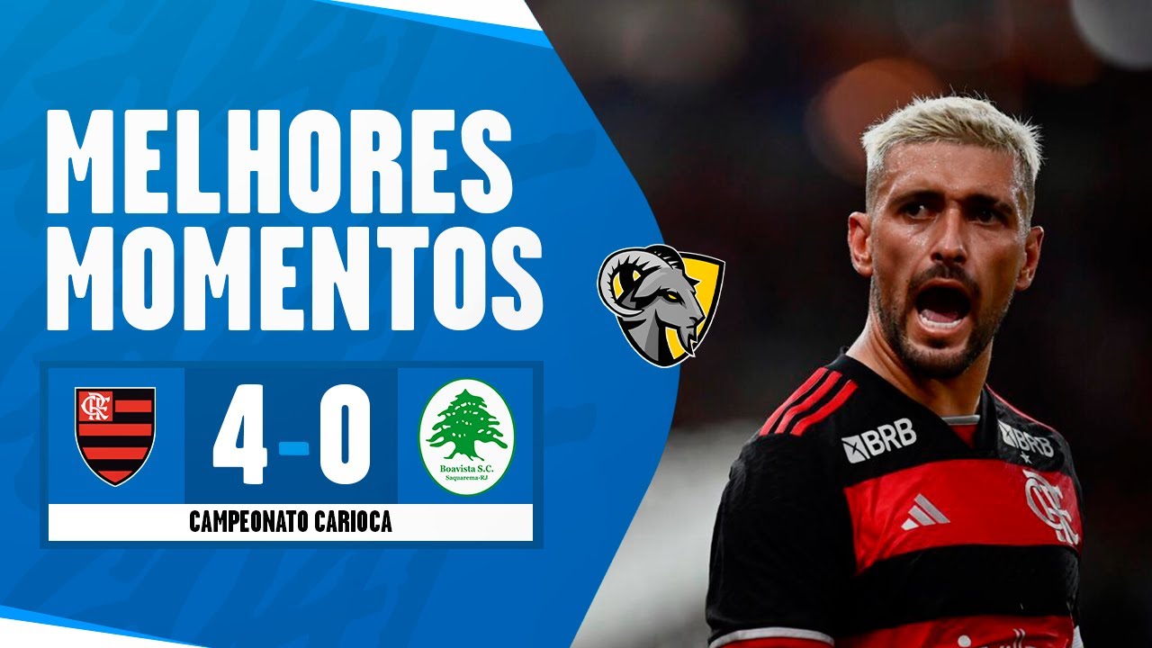 FLAMENGO 4 X 0 BOAVISTA | CAMPEONATO CARIOCA | MELHORES MOMENTOS