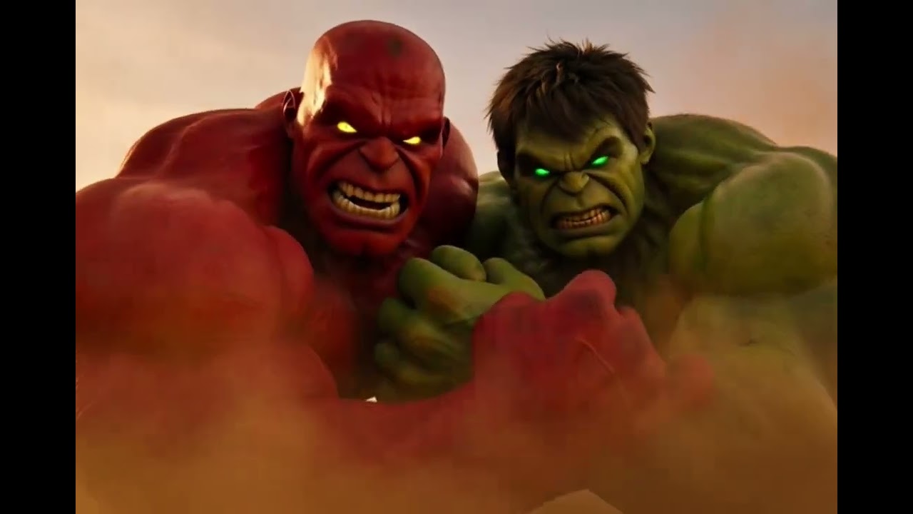 HULK VS RED HULK | “HULK vs RED HULK 💥 Sabse Badi Ladai! 😱 Jab Do Gusse Takraaye | #aistoryhindi