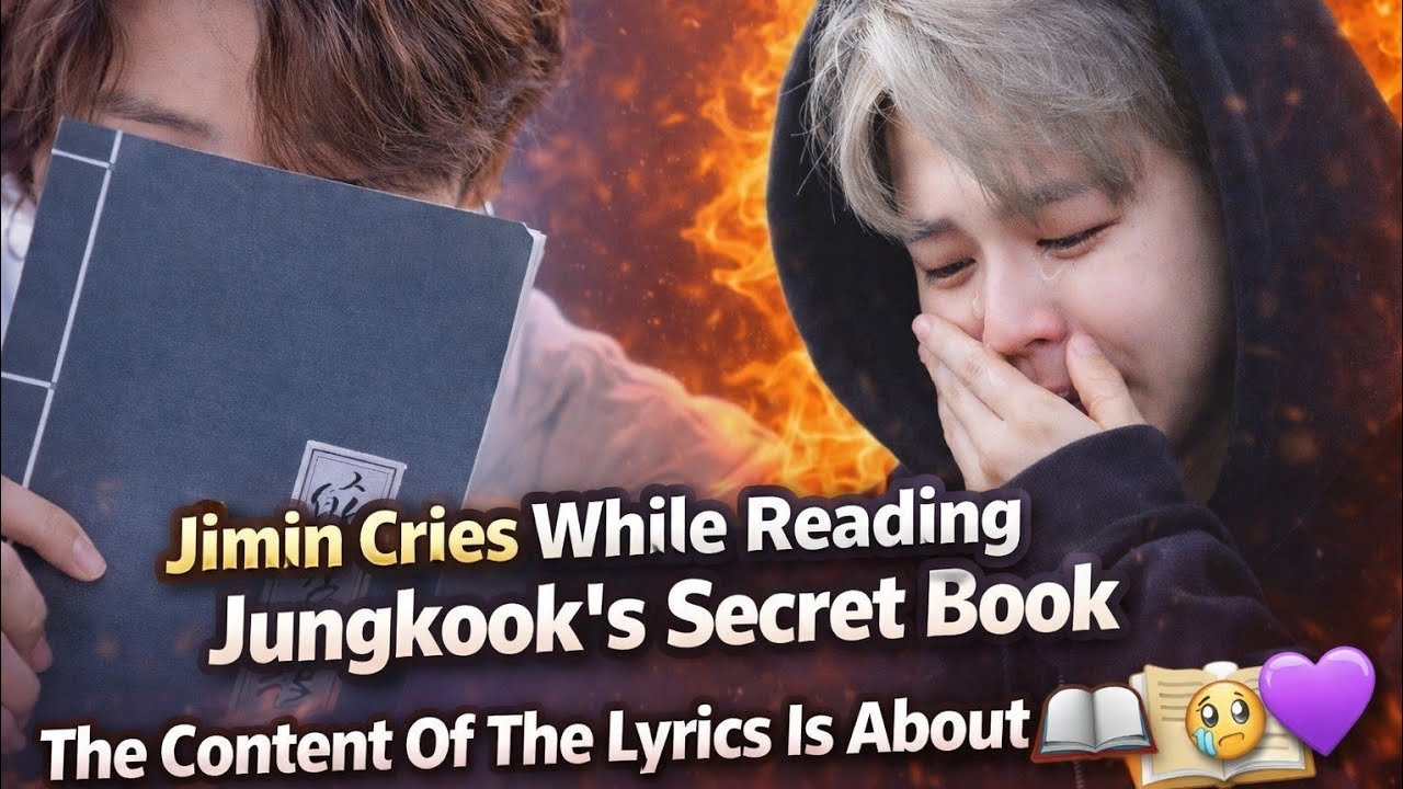 Jimin Cries While Reading Jungkook's Secret Book-The Content Of The Lyrics Is About ‘Someone' 📖 🥹 💜