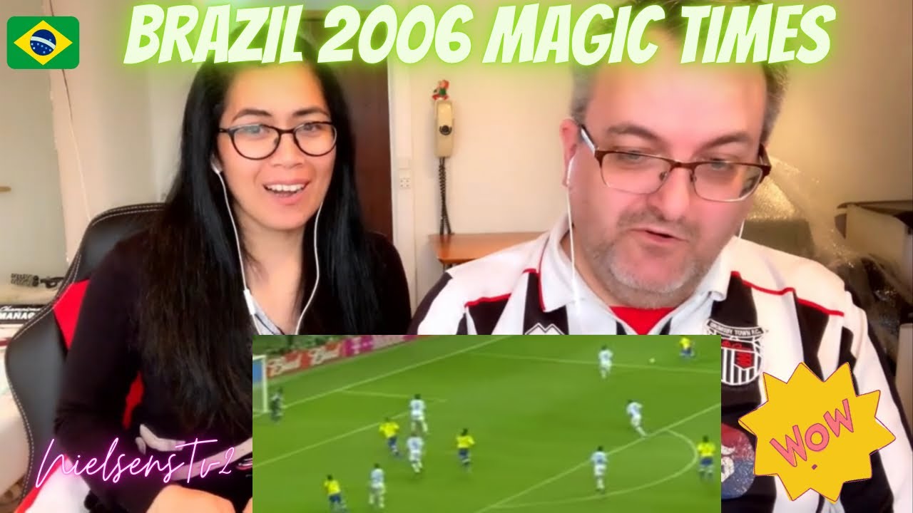 Brazil 2006 ● Magic Times ● Ronaldinho ● Adriano ● Ronaldo ● Kaká ● R.Carlos ● Robinho REACTION😱