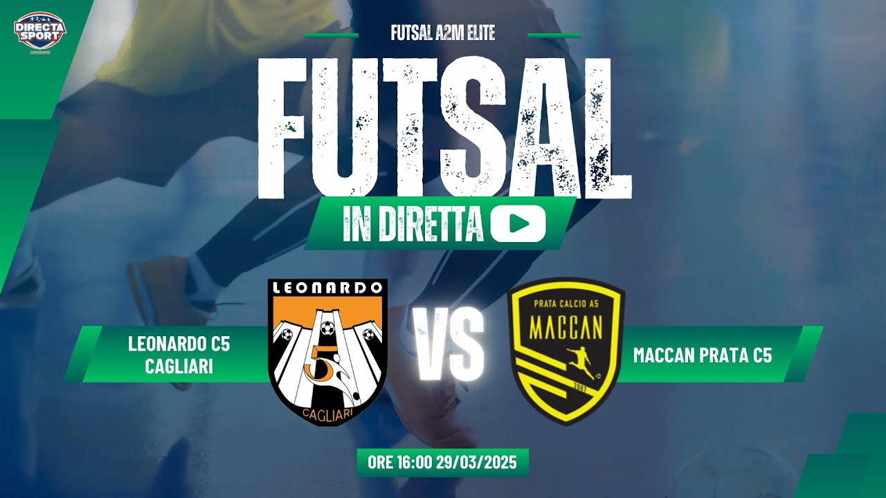 Futsal A2M Elite - Leonardo C5 Cagliari-Maccan Prata C5 (3-2)