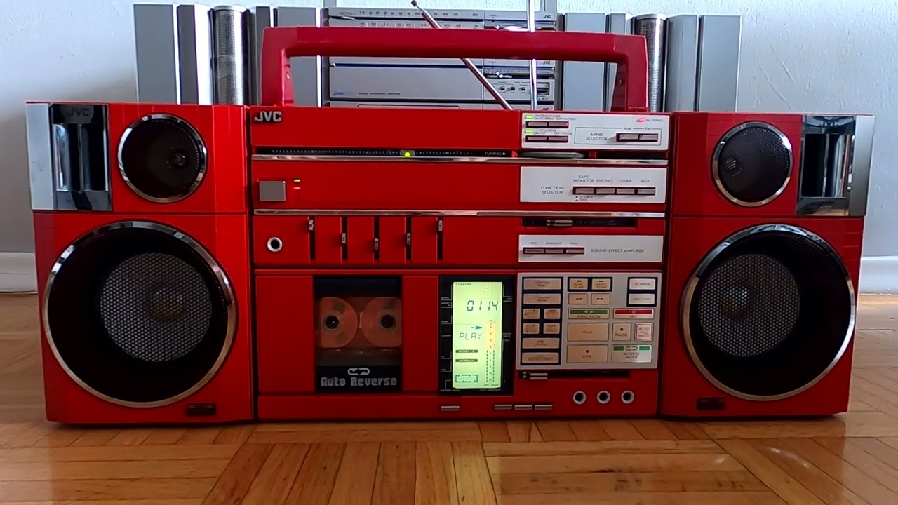 JVC PC-55 Boombox - World's Only 40th Anniversary RED Edition 