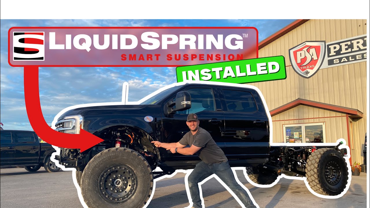 Ford F-550 Lariat 2025 года оснащается подвеской с жидкостными пружинами.
