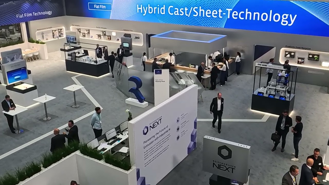 Reifenhäuser(라이펜호이저), 차세대 압출기술과 AI 솔루션 공개