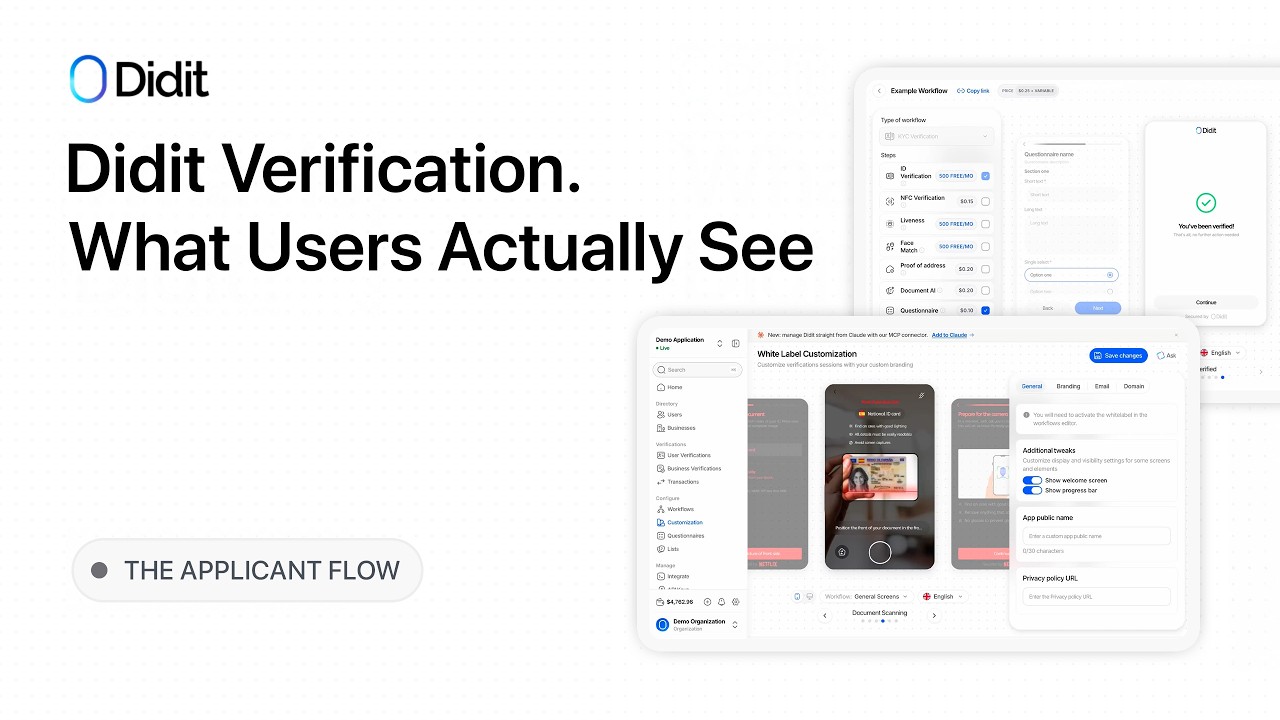 What Your Users Actually See in a KYC Verification (Full Walkthrough)