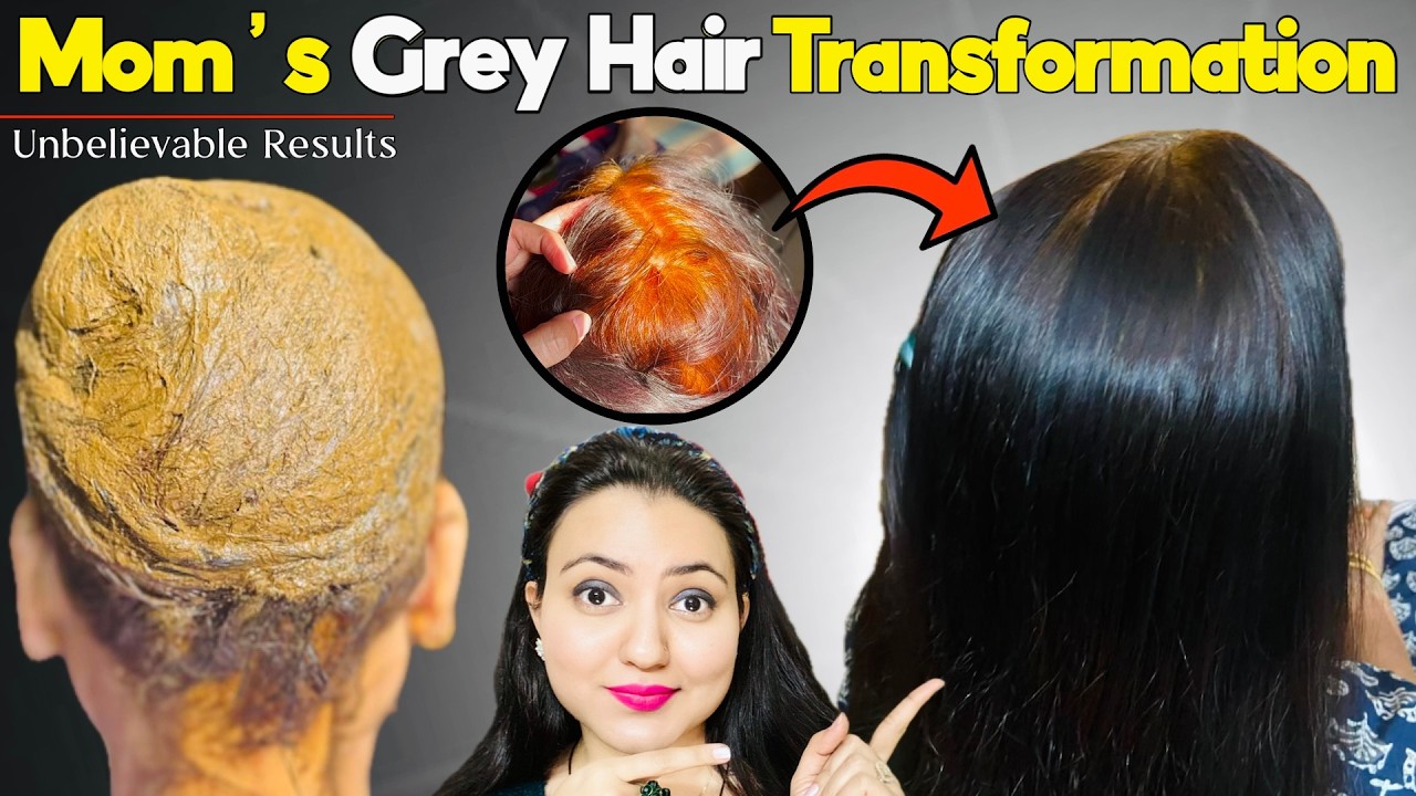 I Tested Pure Heena & Indigo on My Mom’s Grey Hair | Unbelievable Natural Color