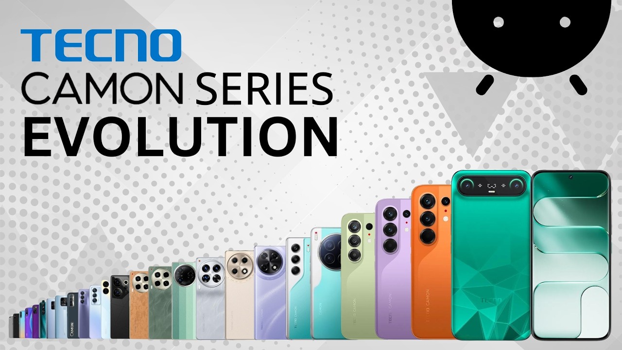 Evolution of Tecno Camon Series