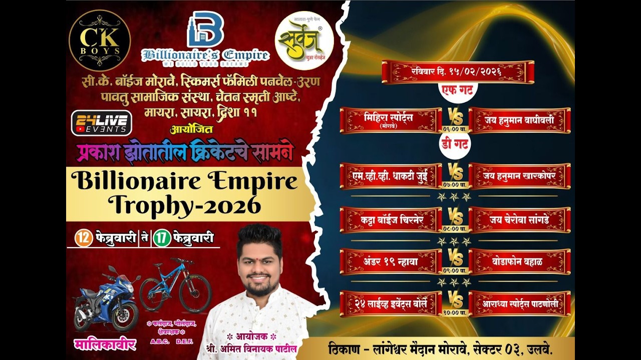 D LOTS || CK BOYS MORAVE & BILLIONAIRE EMPIRE TROPHY - 2026 || NIGHT - 4