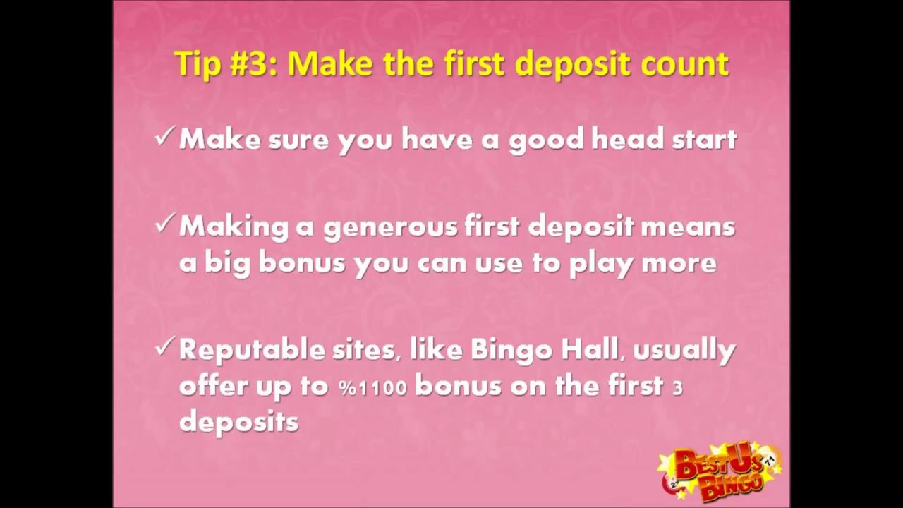 6 Tips on How to Use Your Bingo Bonuses