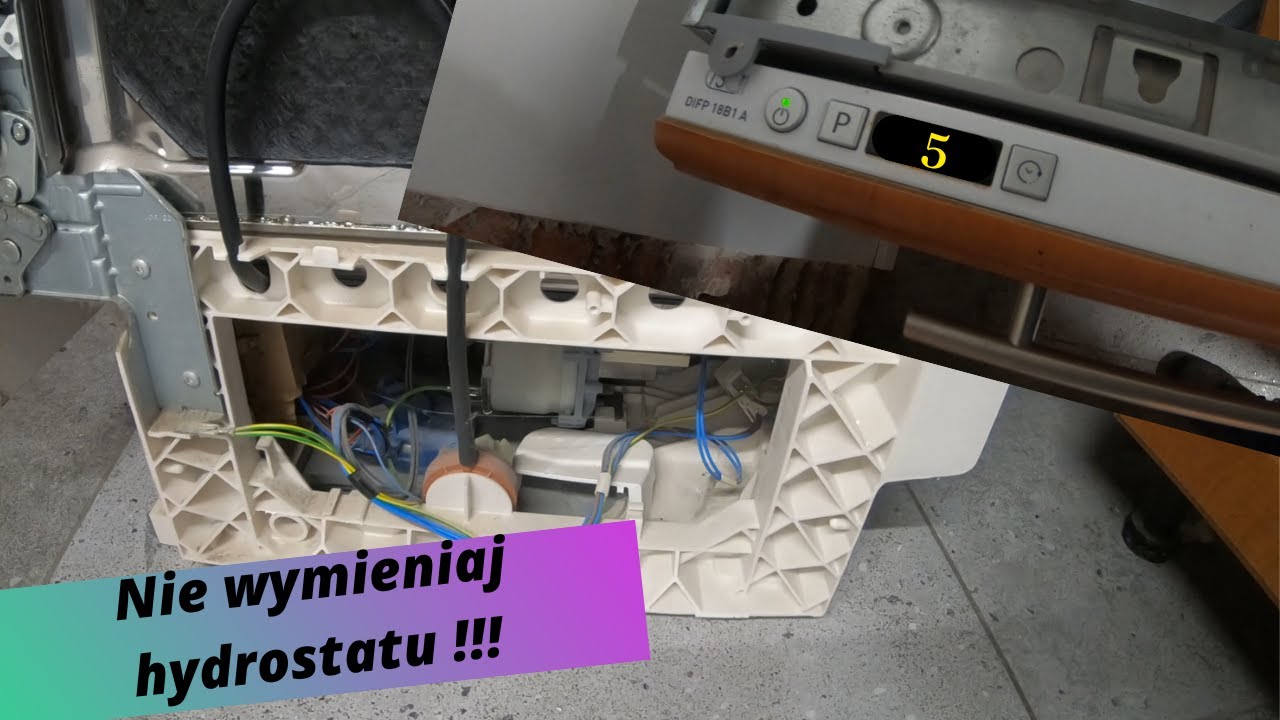 Błąd F5 w zmywarce Indesit - patent na naprawę BEZ WYMIANY CZĘŚCI 😄