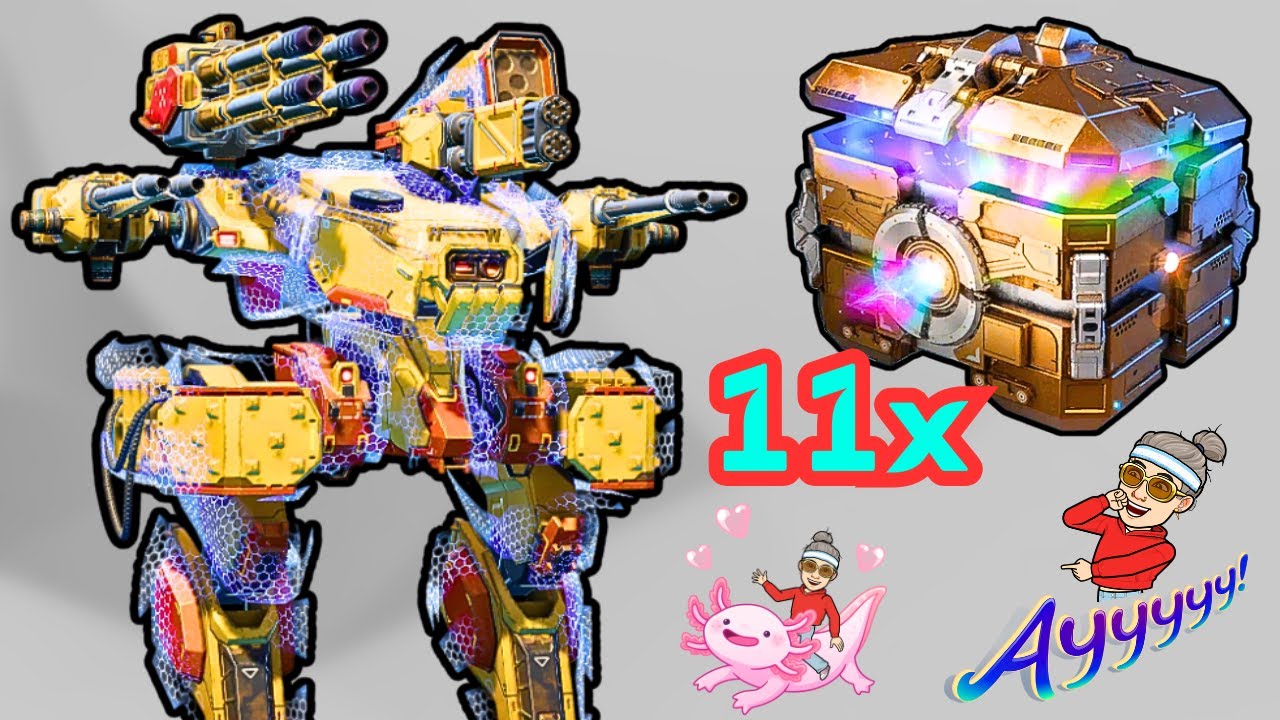 Phá 11000 Chìa Khóa & Mở Rương Cực Đại (War Robots cùng MyHu)