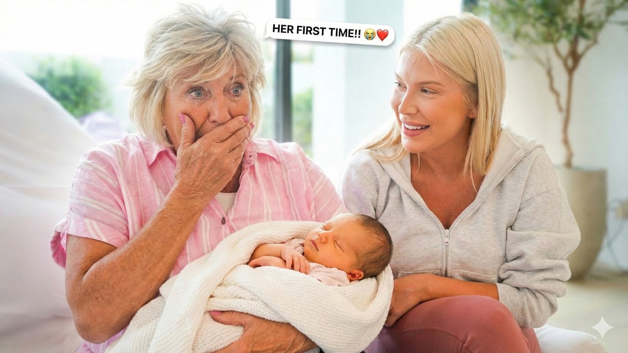 SURPRISING MY MOM WITH MY DAUGHTER FOR THE FIRST TIME!!!