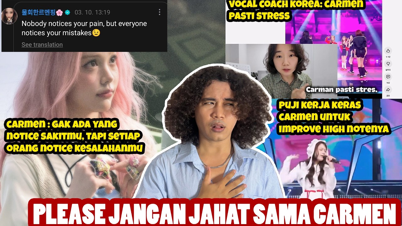 Vocal Coach Korea : Carmen Pasti Stress !! Tidak Mudah Jadi Carmen Hearts2Hearts