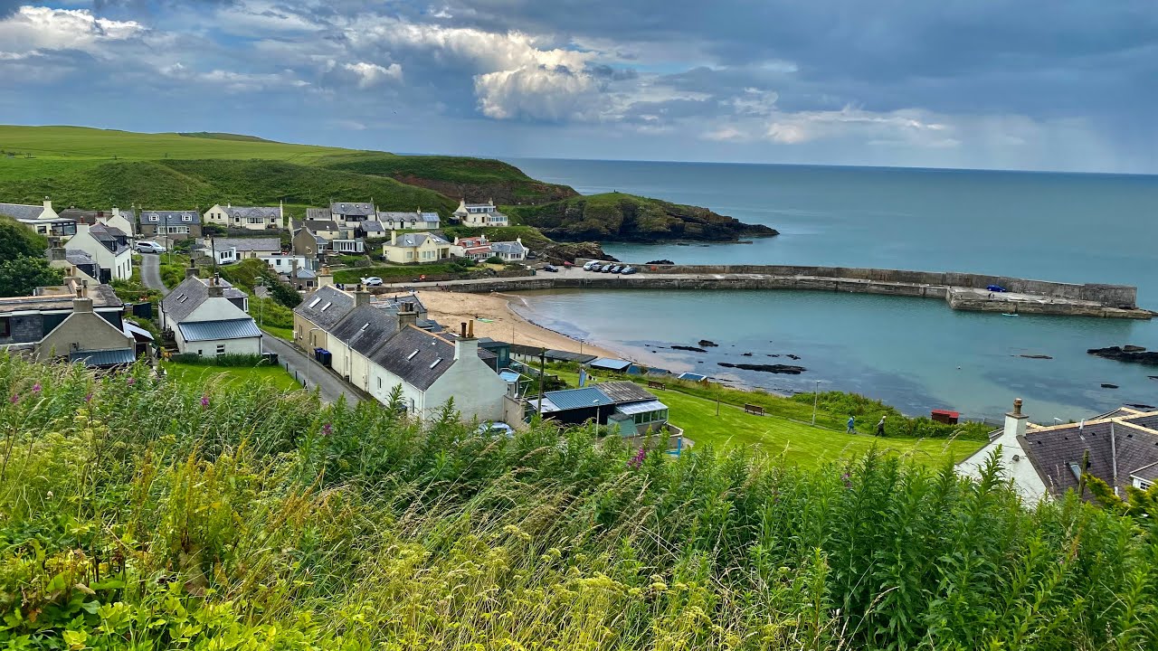 Collieston Mid Winter Coastal Village