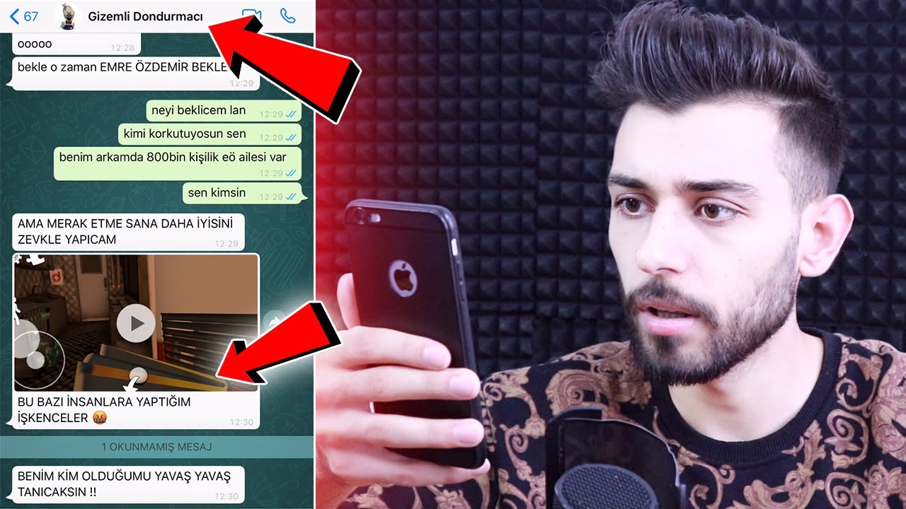 GİZEMLİ DONDURMACI BANA VİDEO ATTI! (başım belada 😱)