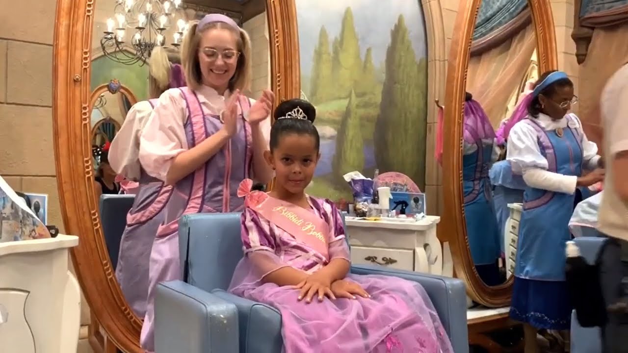 Meu Dia de Princesa no Bibbidi Bobbidi Boutique na Disney